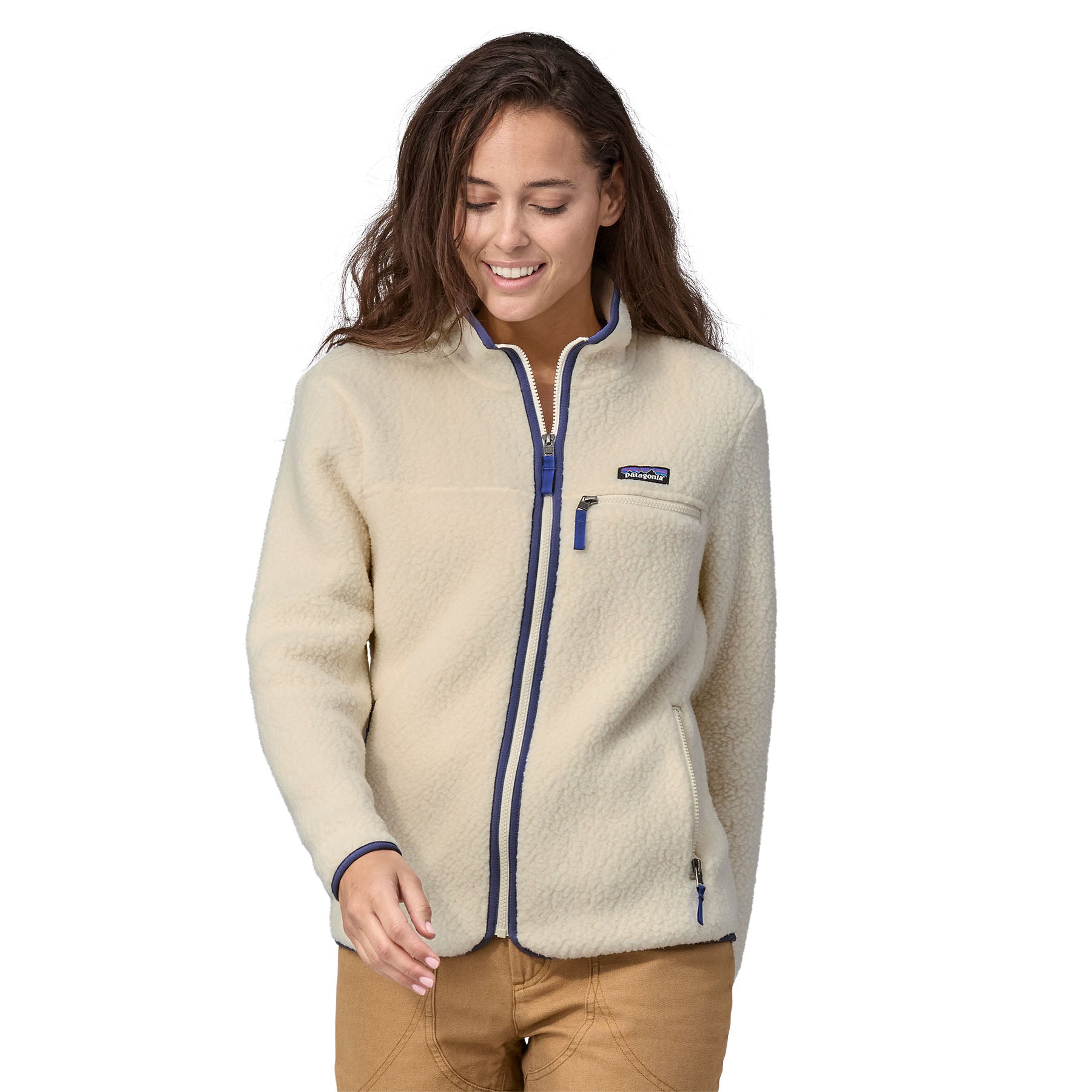 Women's Retro Pile Fleece Jacket - Image 2