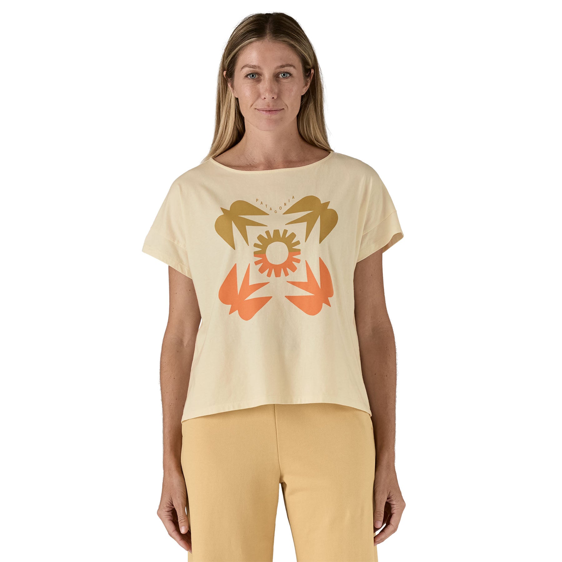 Women's Sunfirst Relaxed Drop-Sleeve Organic T-Shirt - Image 2