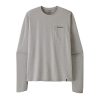 Men's Long-Sleeved Capilene® Cool Sun Shirt - Fitz Roy Trout